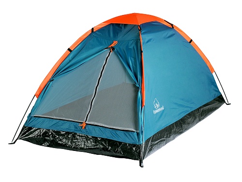 Палатка 2-х местная Greenwood Summer 2 синий/оранжевый - фото 1