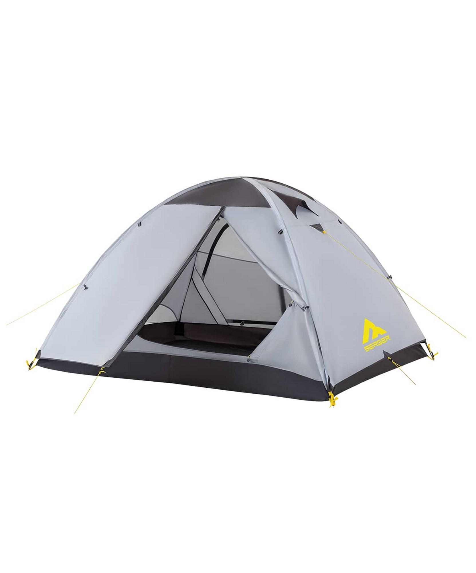 Палатка четырехместная Berger Hiking Brio 4, серый 1663_2000
