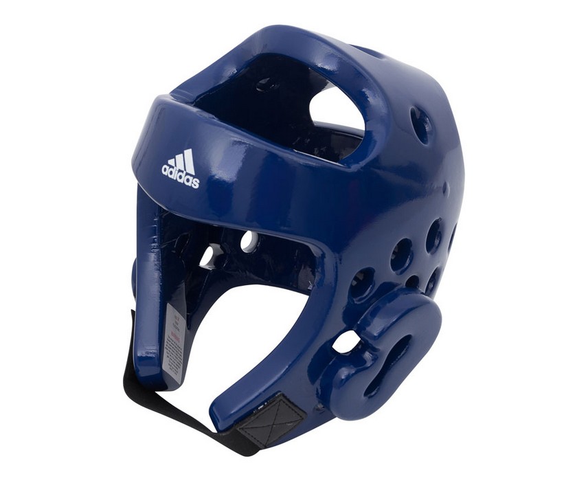 Шлем для тхэквондо Adidas Head Guard Dip Foam WT синий adiTHG01 856_700