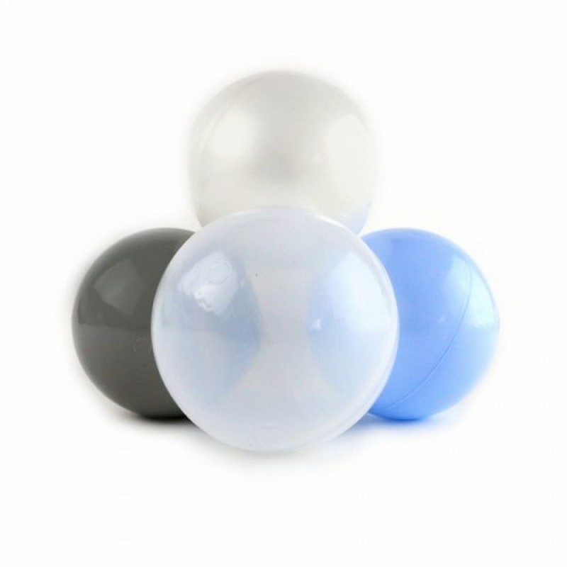 фото Набор шаров для сухого бассейна kampfer pastel 67391 голубой\серый\жемчужный\прозрачный (100 шт)