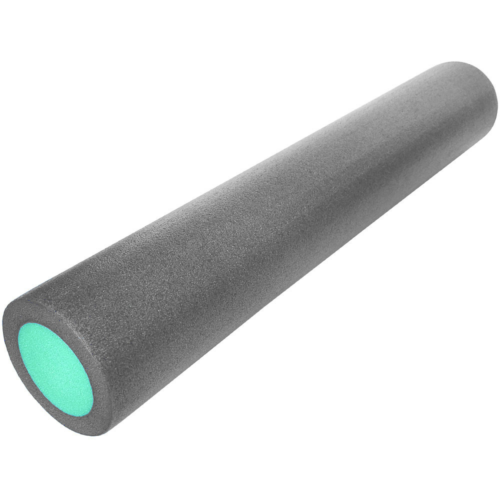 Ролик для йоги полнотелый 2-х цветный (серый/зеленый) 90х15см (B34501) Sportex PEF90-30,  - купить со скидкой