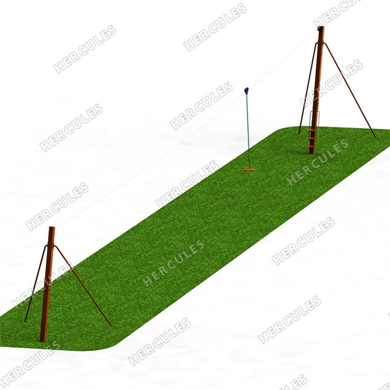 фото Зип-линия со станциями мини (27 м) hercules 4754