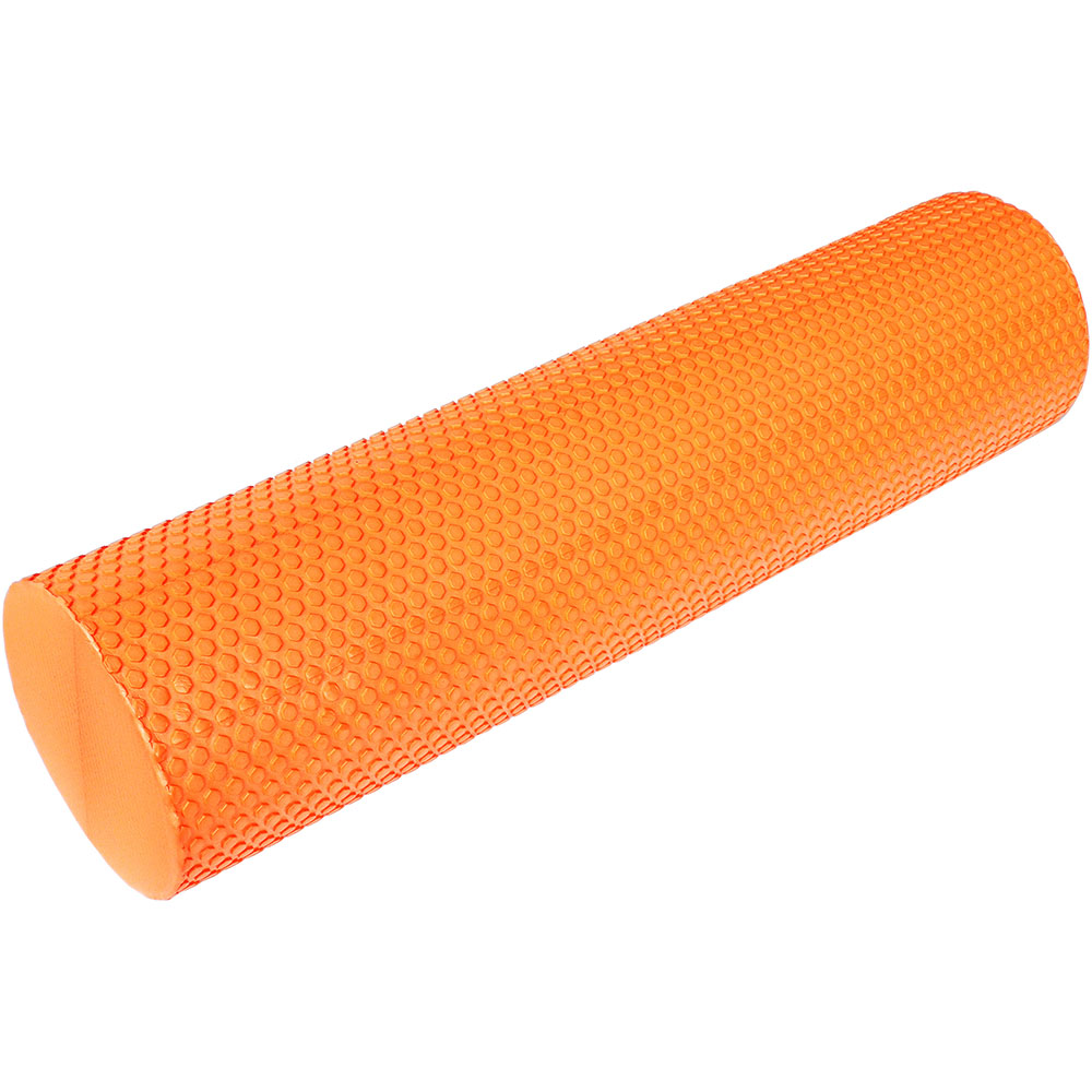 Купить Ролик массажный для йоги 60х15см Sportex B31602-4 оранжевый,