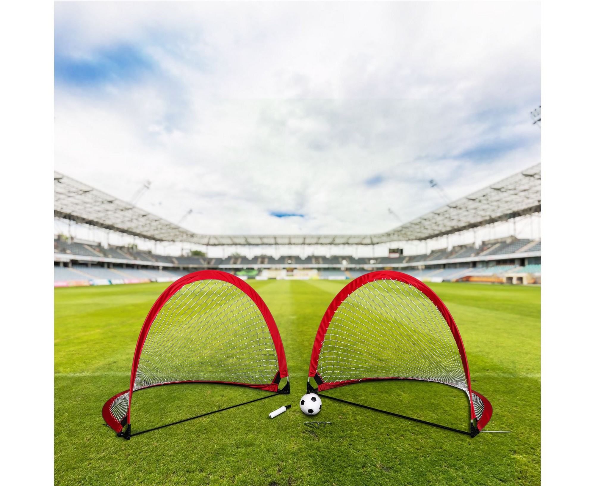 Ворота игровые DFC Foldable Soccer GOAL5219A 2000_1636