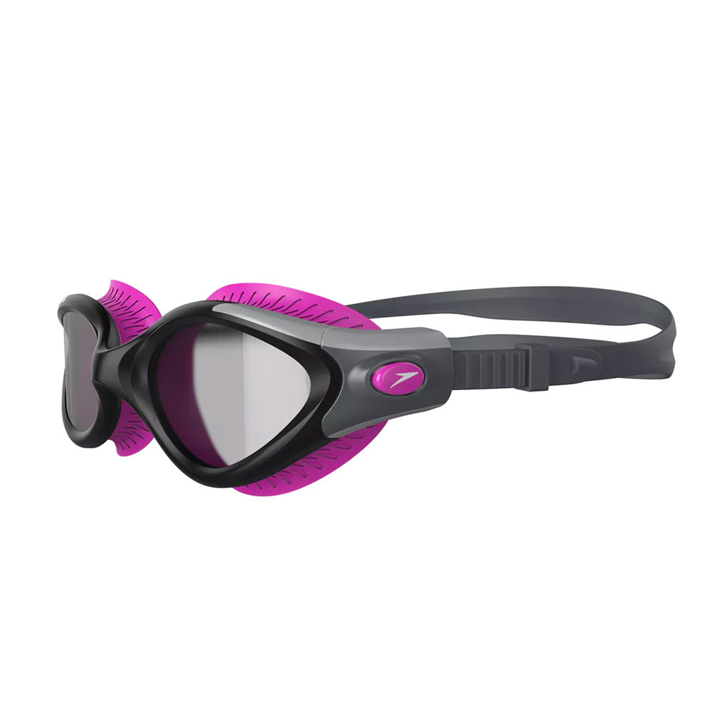 Очки для плавания Speedo Futura Biofuse Flexiseal, 8-11314B980A, дымчатые линзы, фиолеовая оправа 1000_1000
