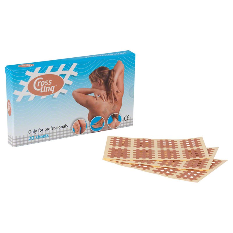 фото Кросс-тейп curetape crosslinq s neutral (20 листов) 100473, телесный