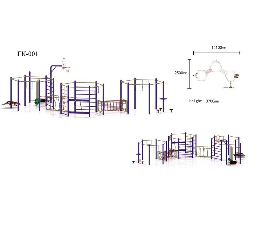 фото Игровой спортивный комплекс hercules гк-01