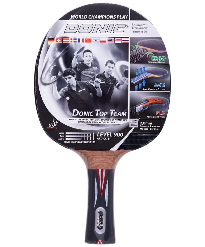 Ракетка для настольного тенниса Donic Top Team 900,  - купить со скидкой