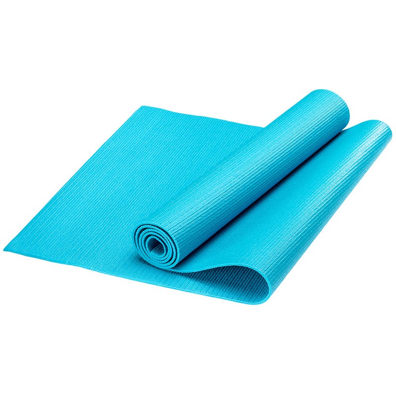 Купить Коврик для йоги Sportex PVC, 173x61x1,0 см HKEM112-10-SKY голубой,