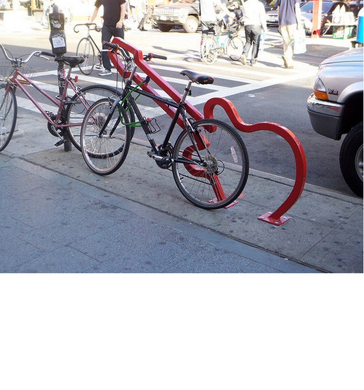 Декоративная парковка для двух велосипедов Гитара Hercules 4354 - фото 1