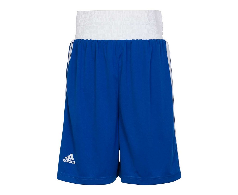 фото Шорты боксерские adidas boxing short punch line синие