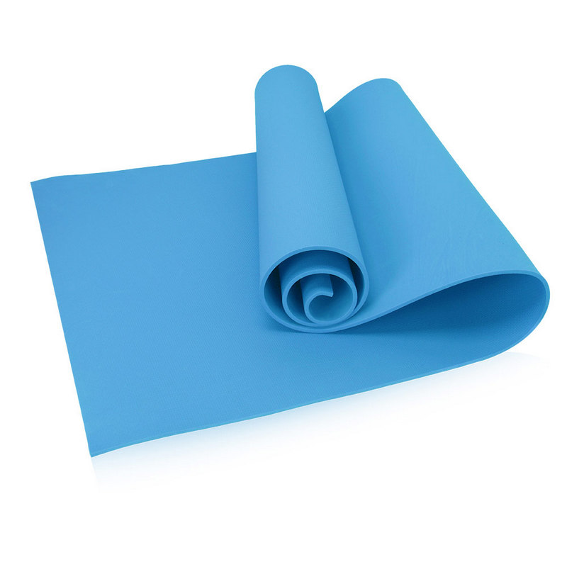 Коврик для йоги 173х61х0,4 см (синий) B32214 - фото 1