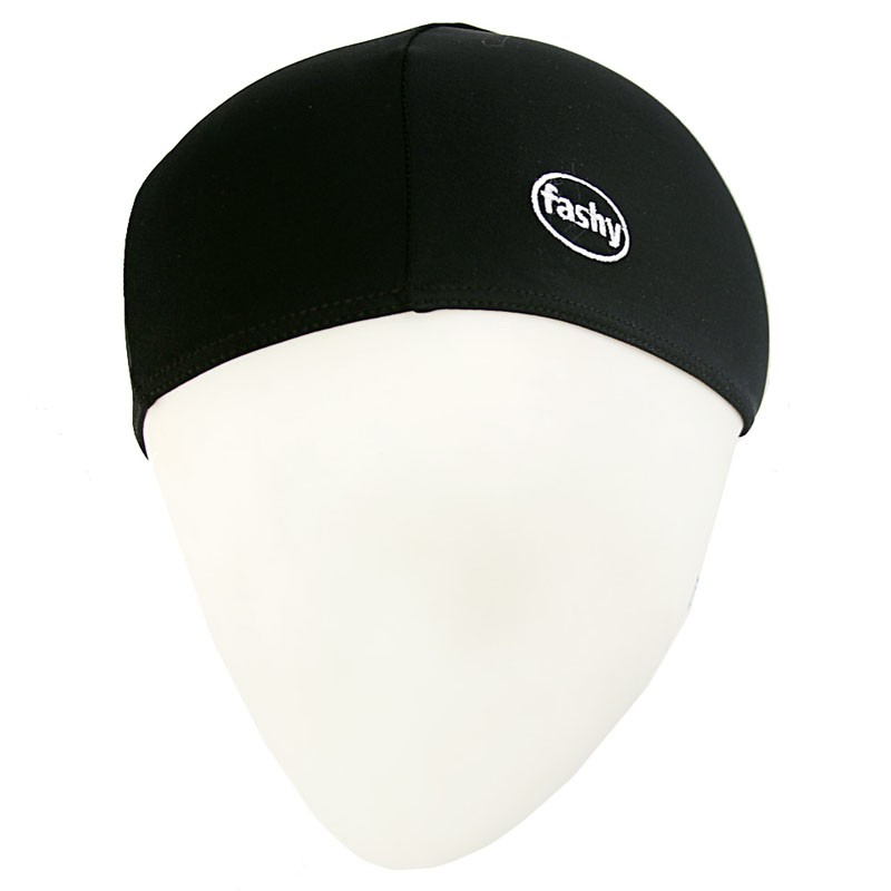 фото Шапочка для плавания fashy polyester/elasthan cap 3252-20 полиамид, эластан, черная