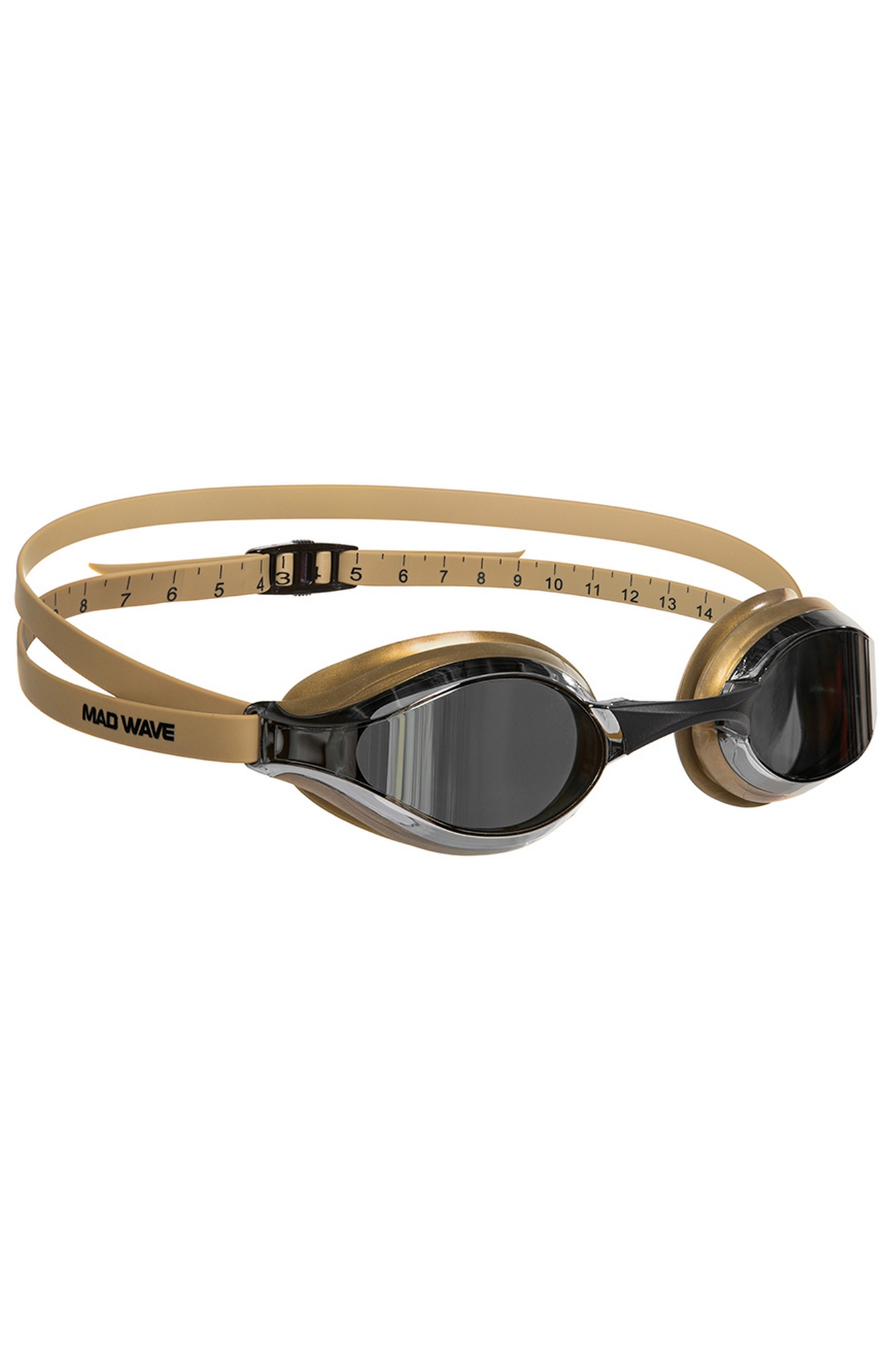 

Очки для плавания юниорские MadWave Accelerator mirror M0434 06 0 18W Золото