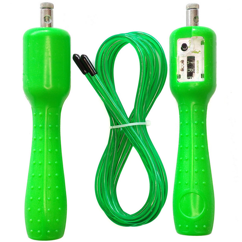 Скакалка со счетчиком 2.8 м. (зеленая) (E32659) Sportex JJ-145-2,  - купить со скидкой