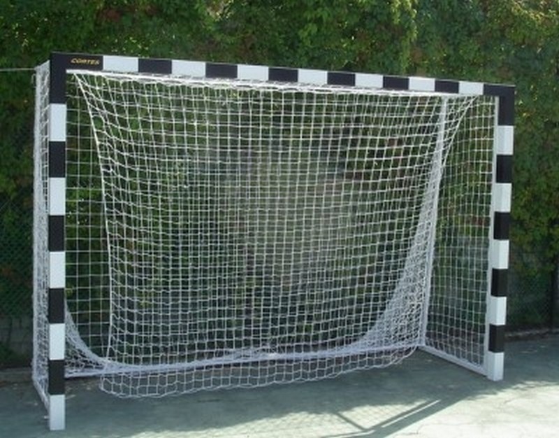 фото Сетка для футбольных ворот фси нить 3,0 мм (3х2х1х1,5 м) 030430 белый