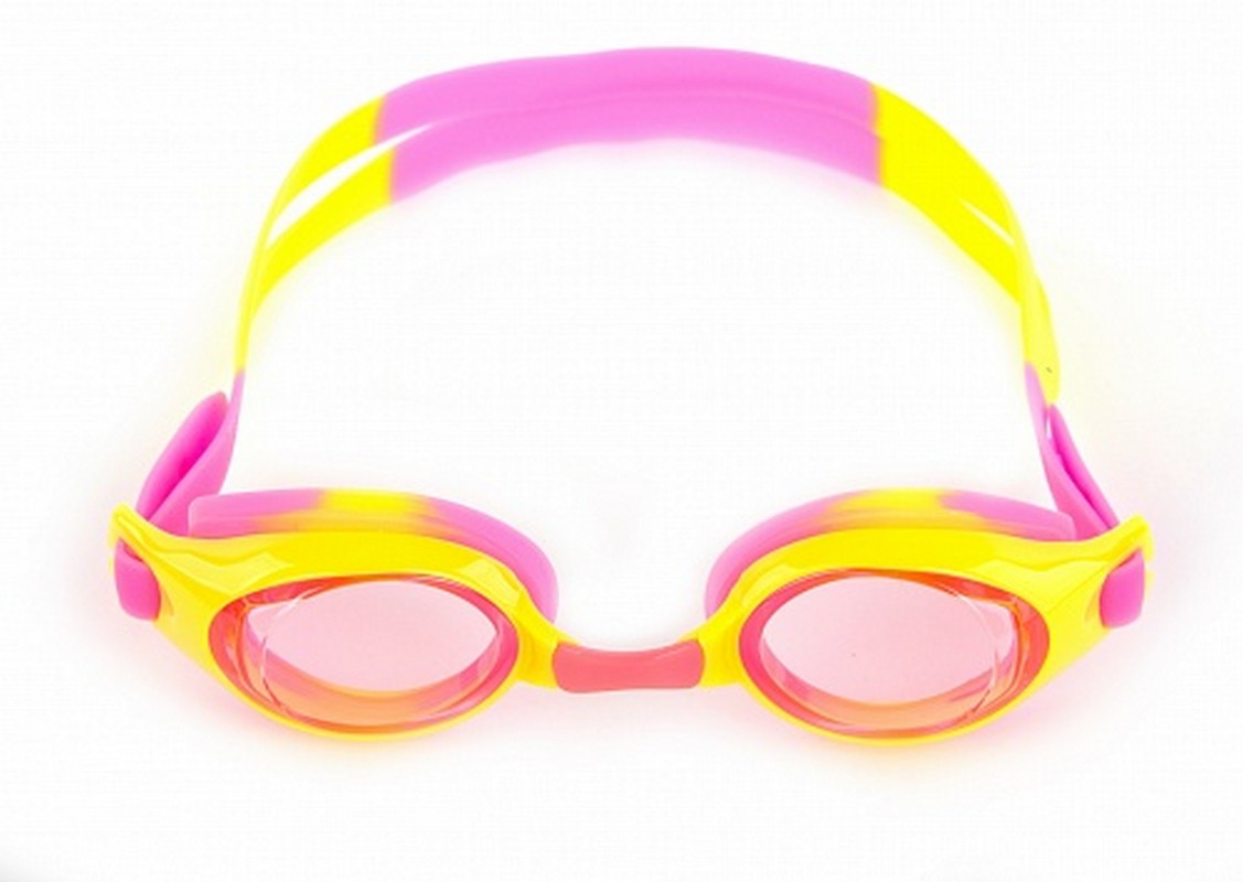 фото Очки для плавания детские start up dr-drx-g962 розовый\желтый