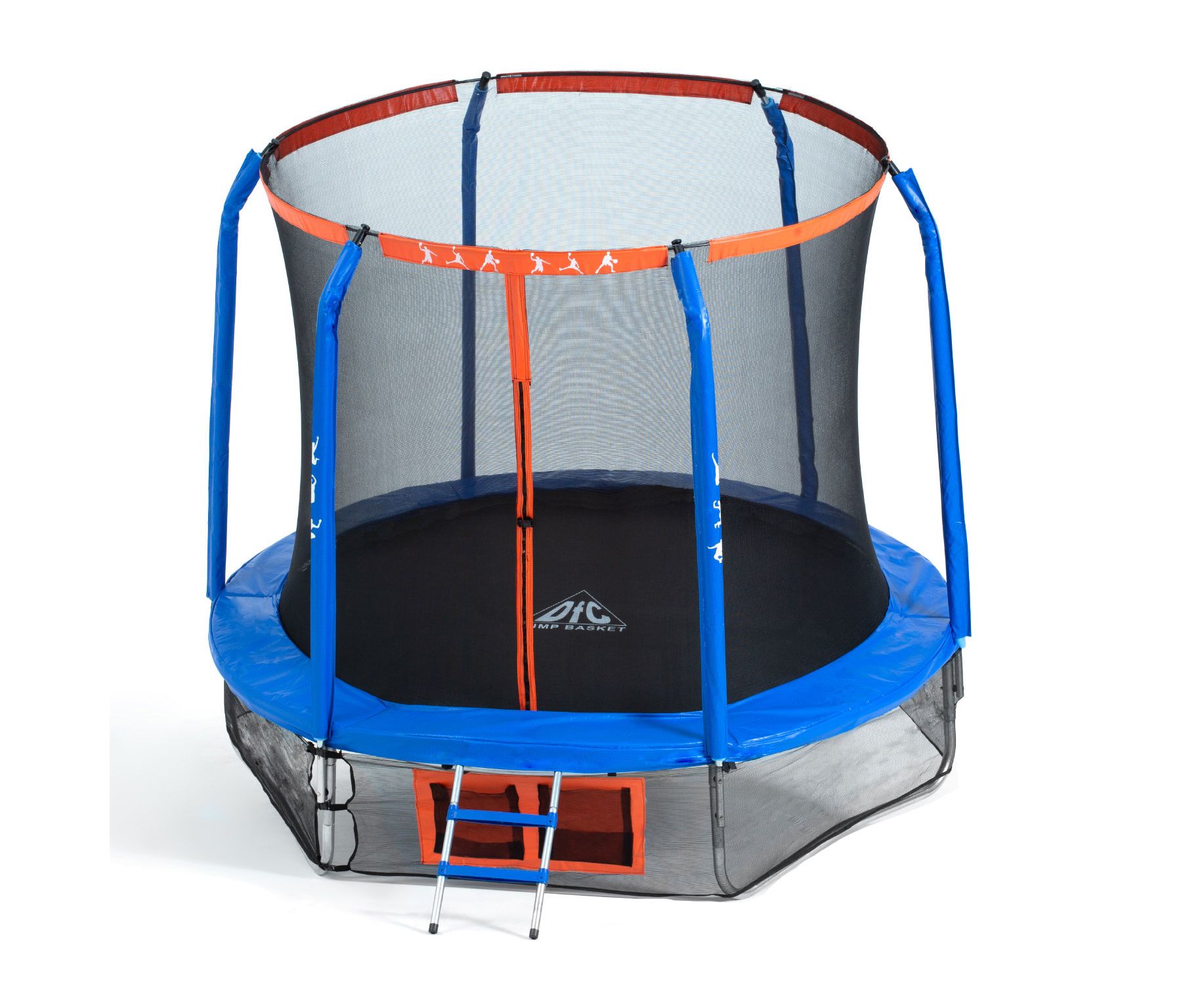 Купить Батут DFC Jump Basket 6ft внутр.сетка, лестница (183cм) 6FT-JBSK-B,
