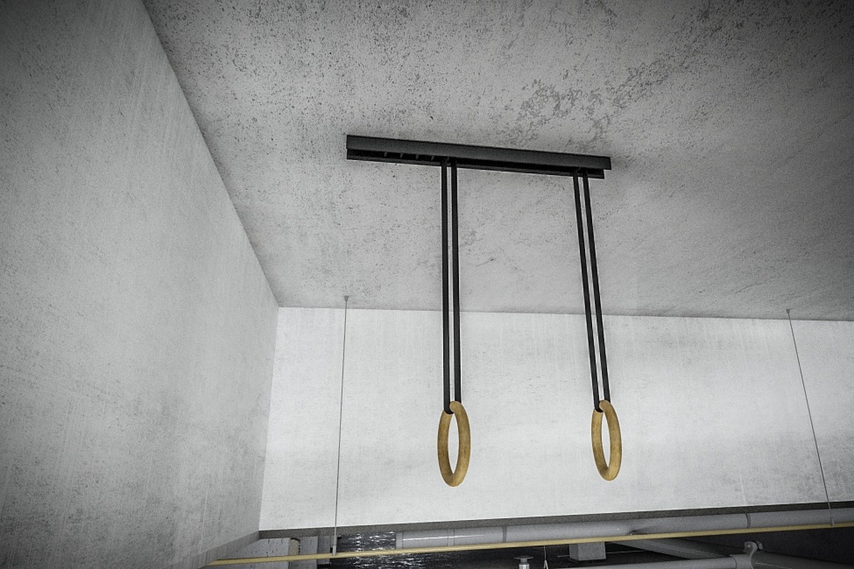 Кронштейн YouSteel для крепления колец к потолку 1200_800