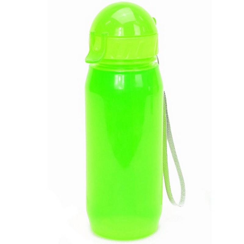 фото Бутылка для воды с трубочкой 400 ml., зеленая nobrand