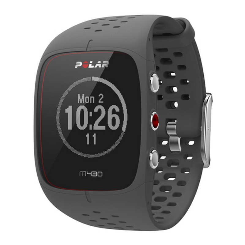 Часы для бега с GPS Polar M430 темно-серый