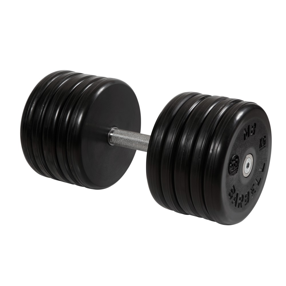 Гантель классик MB Barbell с вращающейся ручкой 56 кг MB-FdbEM-B56 1000_1000