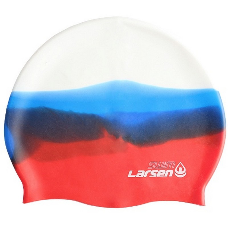 Шапочка для плавания Larsen MC41, силикон, Russia скидки