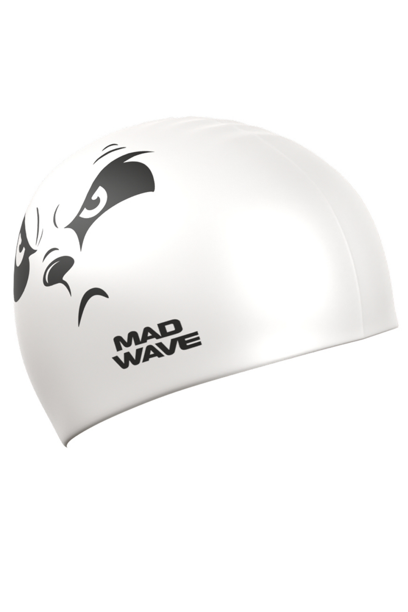 Юниорская силиконовая шапочка Mad Wave Emotions M0574 24 0 00W Белый 1333_2000