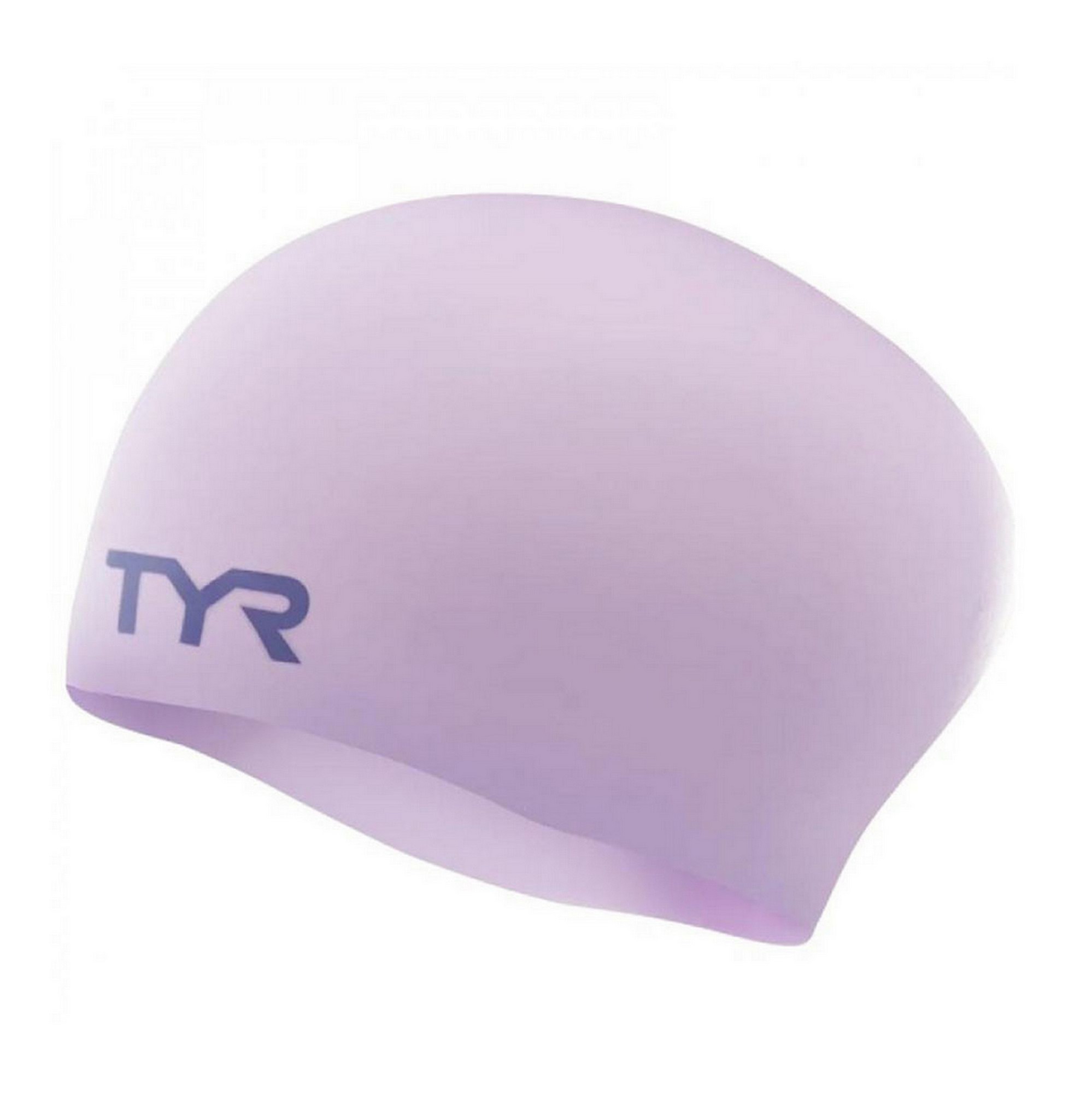Шапочка для плавания TYR Long Hair Wrinkle-Free Silicone Cap LCSL-531 светло-фиолетовый - фото 1