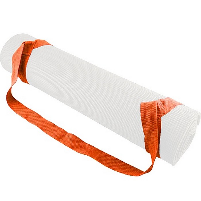 Ремешок для переноски ковриков и валиков Larsen СS 160 x 3,8 см оранжевый (хлопок) - фото 1