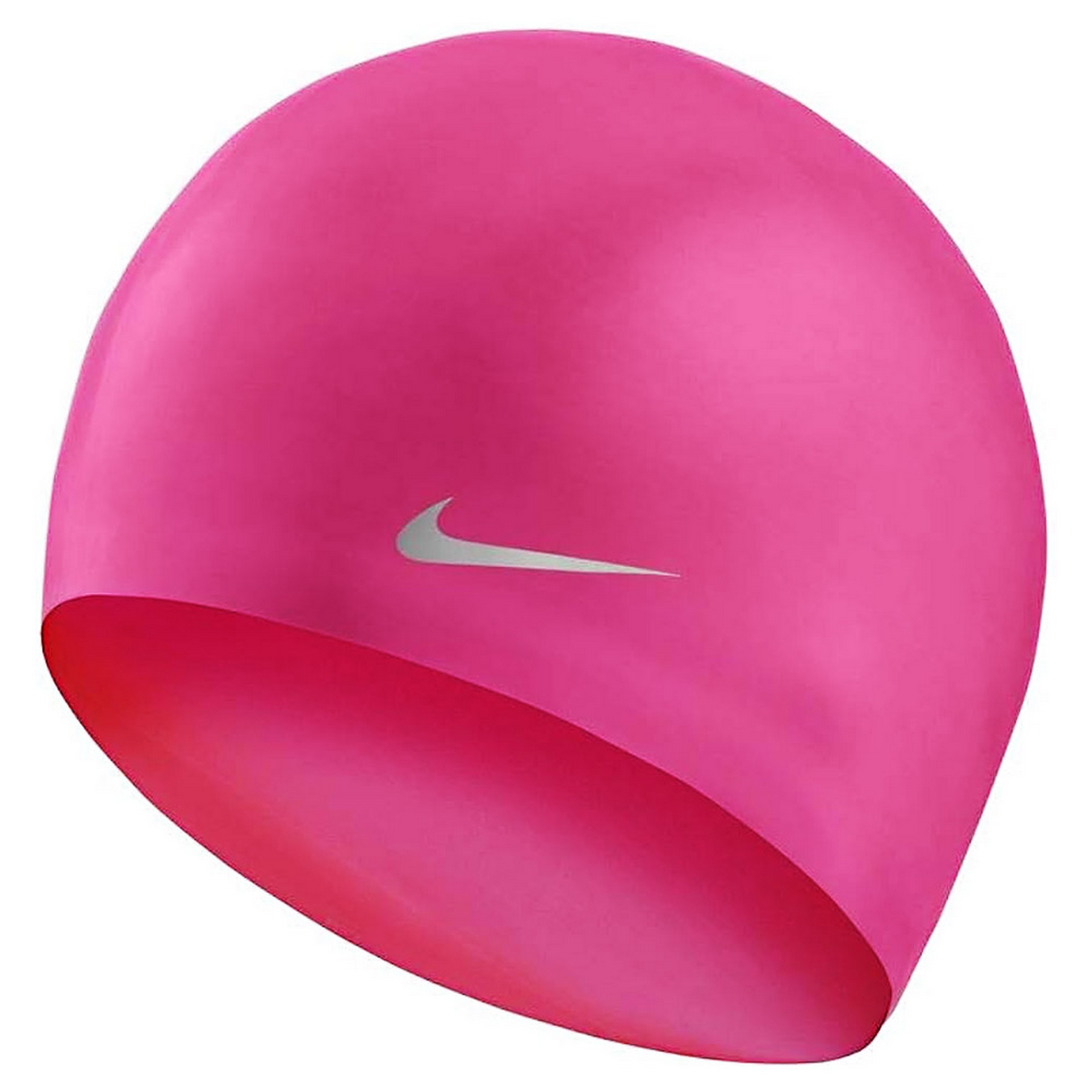 Шапочка для плавания детская Nike Solid Silicone Youth TESS0106672 розовый 2000_2000