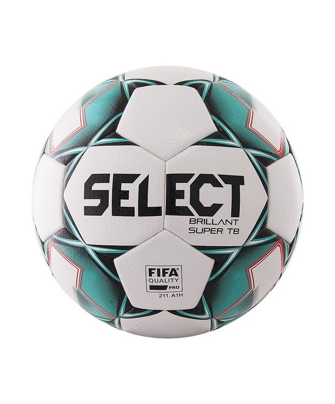 фото Мяч футбольный select brillant super fifa 810108, №5, белый/зеленый/черный
