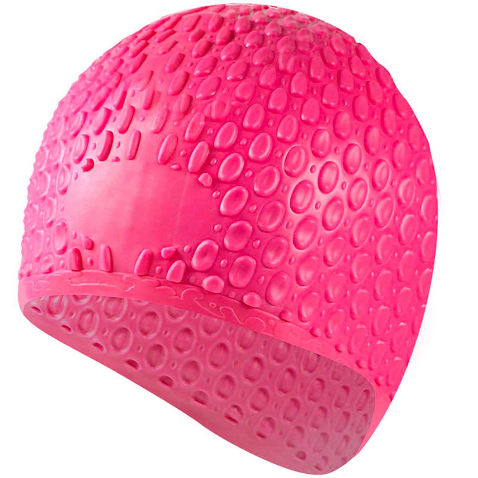 Купить Шапочка для плавания Sportex силиконовая Bubble Cap B31519-2 розовый,