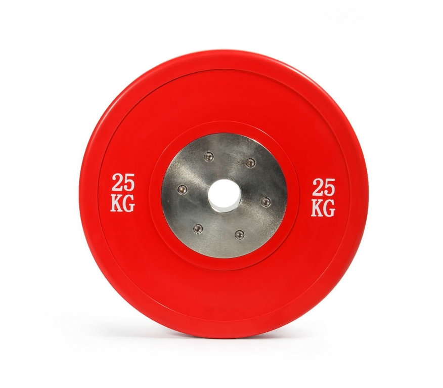 Диск соревновательный Stecter D50 мм 25 кг (красный) 2190 876_767