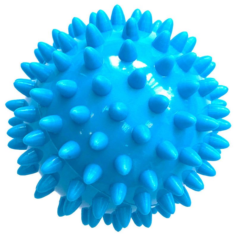 фото Мяч массажный твердый (голубой) диаметр 7см t07638 nobrand
