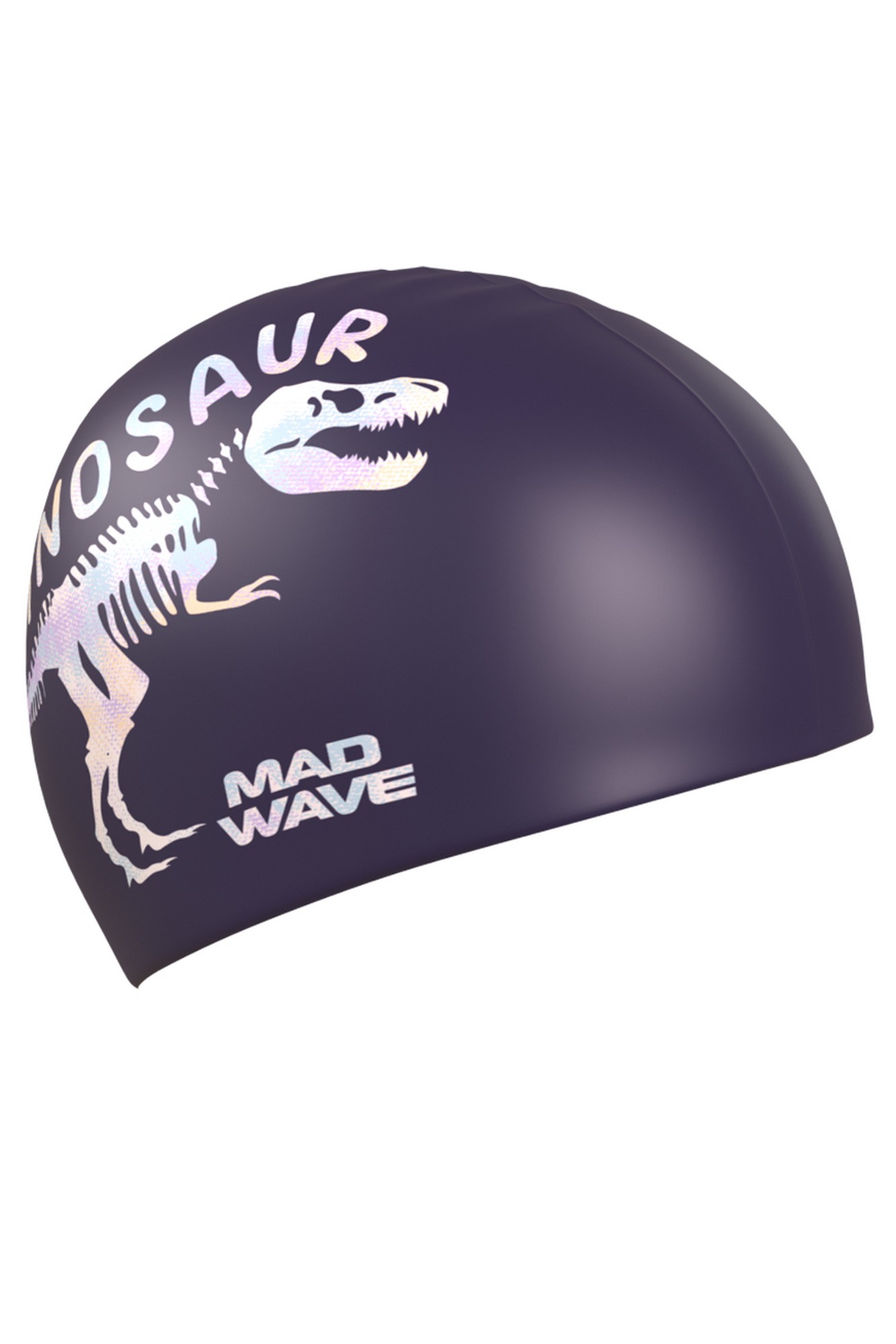 Купить Юниорская силиконовая шапочка Mad Wave Dinosaur M0573 07 0 03W темно-синий,