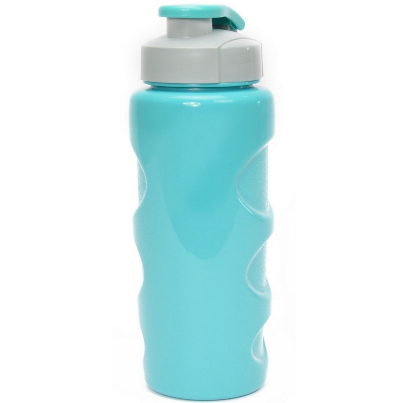 фото Бутылка для воды health and fitness со шнурком, 500 ml, anatomic кк0156 голубая nobrand
