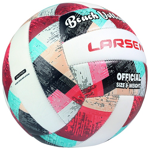 Мяч волейбольный Larsen Beach Volleyball Pink/Blue 500_500