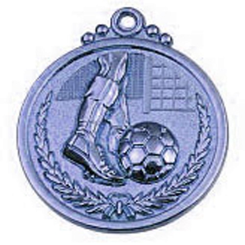Купить Медаль футбол (29) серебро 50мм (2009), NoBrand