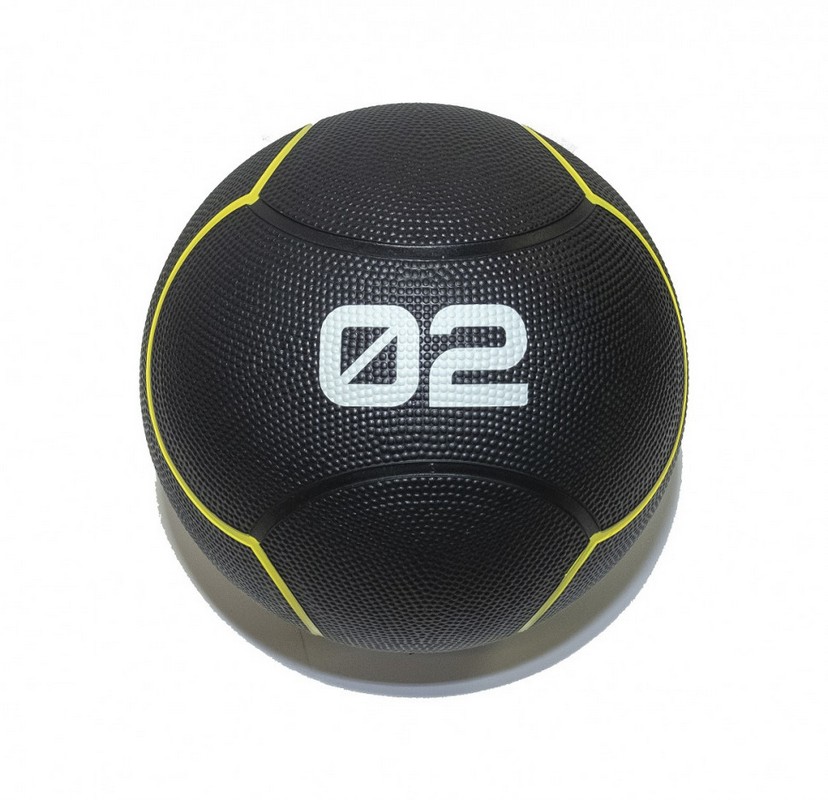 Мяч тренировочный Original Fit.Tools 2 кг FT-UBMB-2 черный 828_800