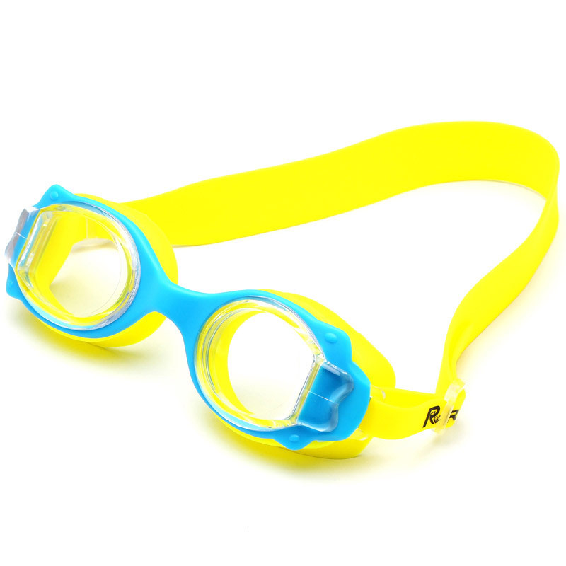 фото Очки для плавания sportex jr r18164-2 желто-голубые
