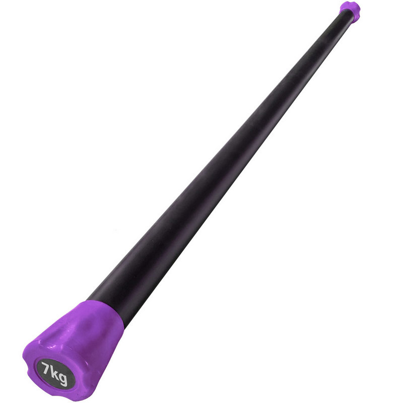 Бодибар обрезиненный Sportex 7 кг (фиолетовый),  - купить со скидкой