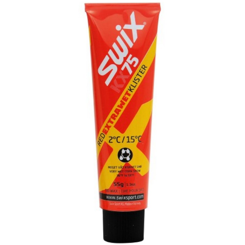  Swix KX75 Red Extra Wet klister ( ) (+2  +15 ) 55 