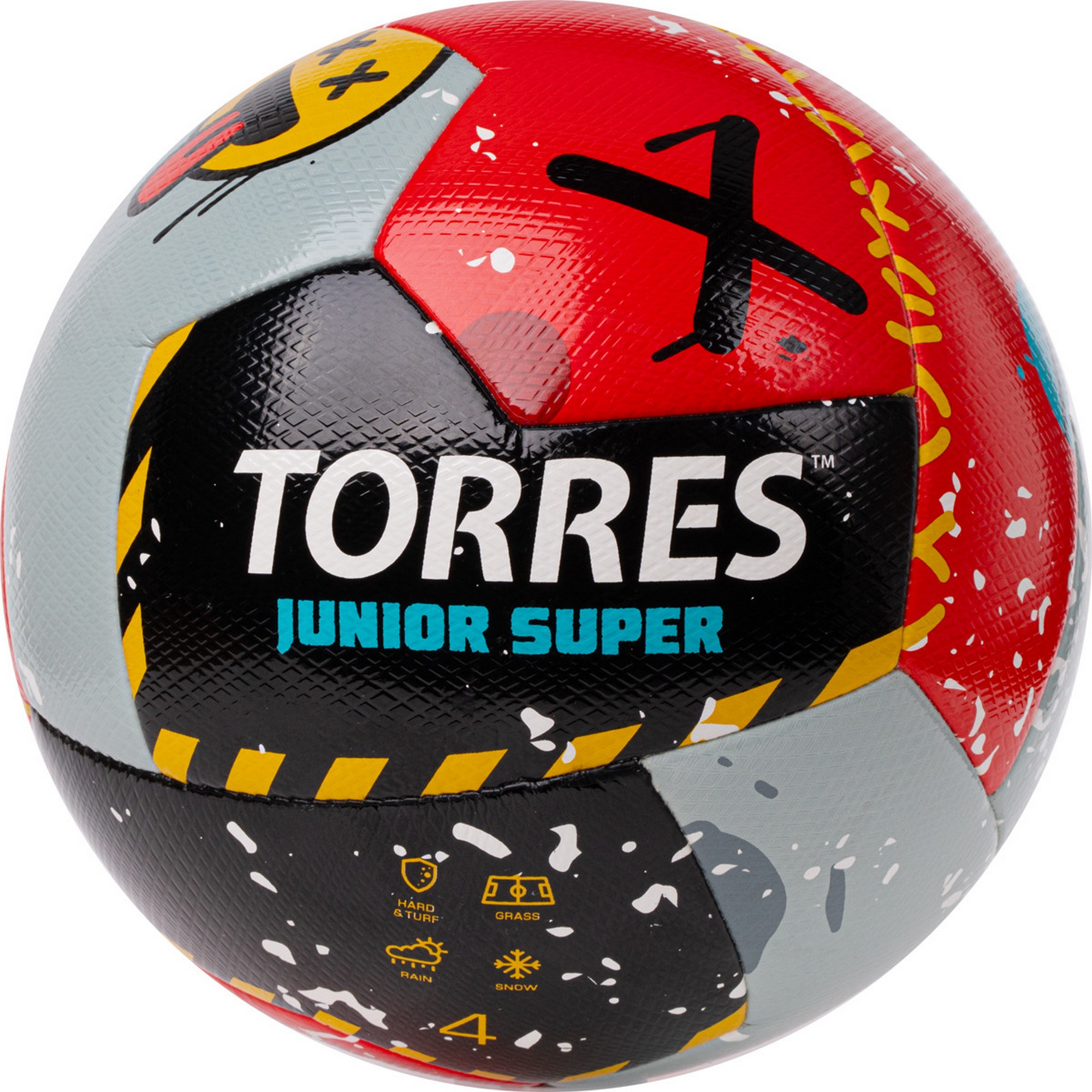 фото Мяч футбольный torres junior-4 super f323304 р.4