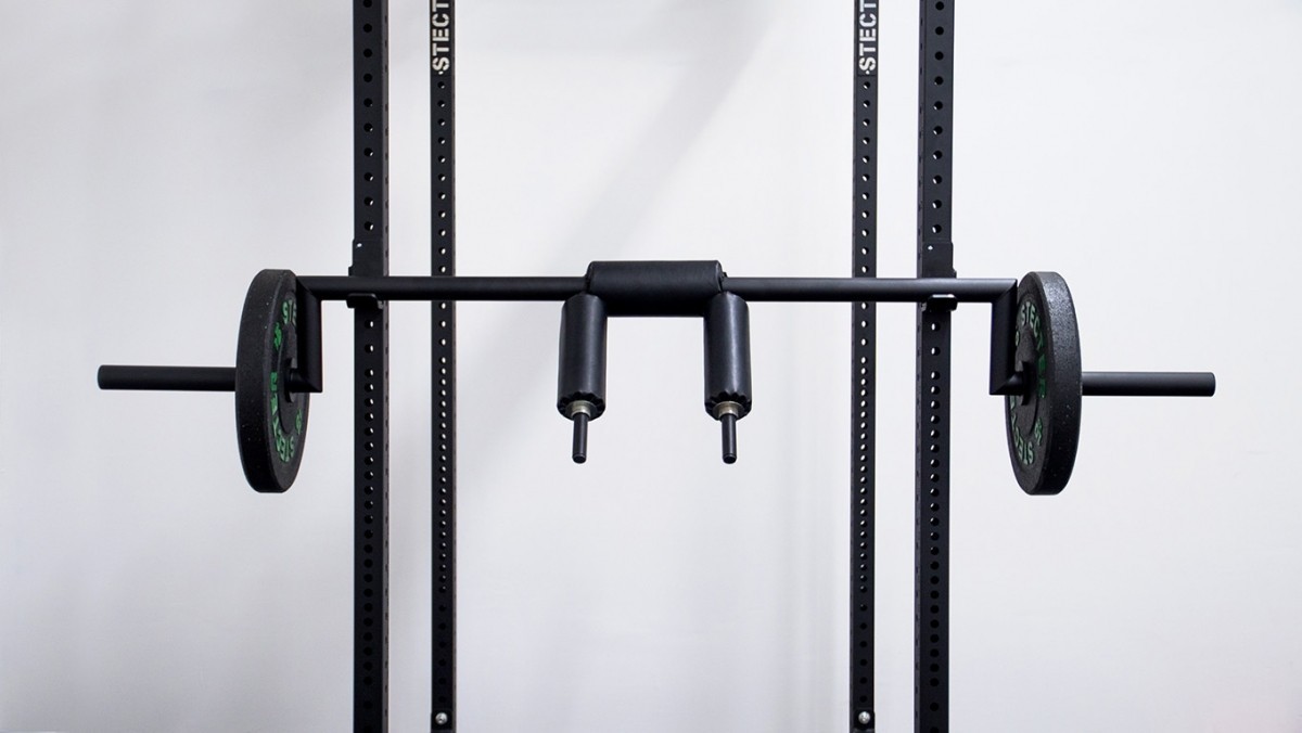 фото Гриф хэтфилда для приседаний (safety squat bar) stecter 2416