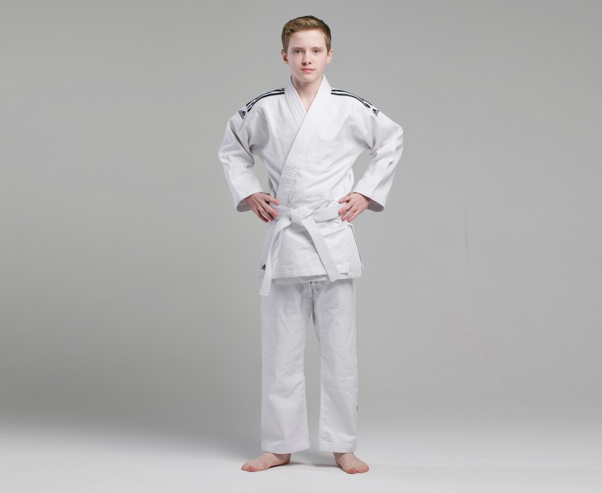Кимоно для дзюдо подростковое Adidas Training белое J500