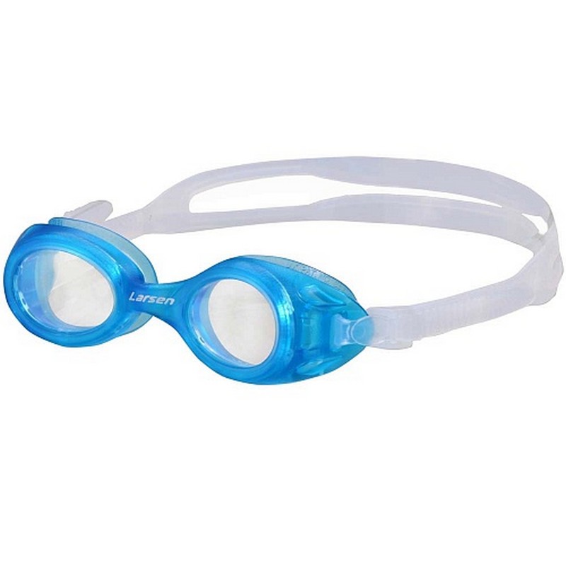 Купить Очки для плавания детские Larsen DS7 голубой,