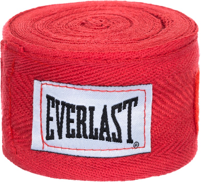 Купить Бинт боксерский Everlast 3.5 м красный 4466RD,