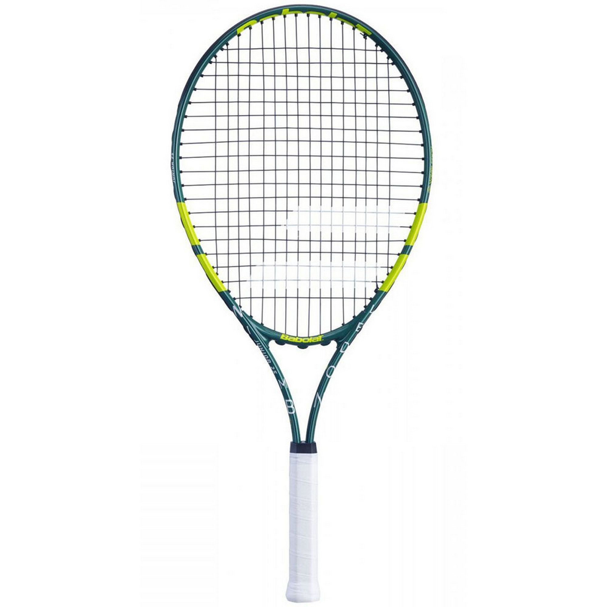 Ракетка для большого тенниса детская 9-10 лет Babolat Wimbledon Junior 25 Gr00 140447 зелено-салатовый
