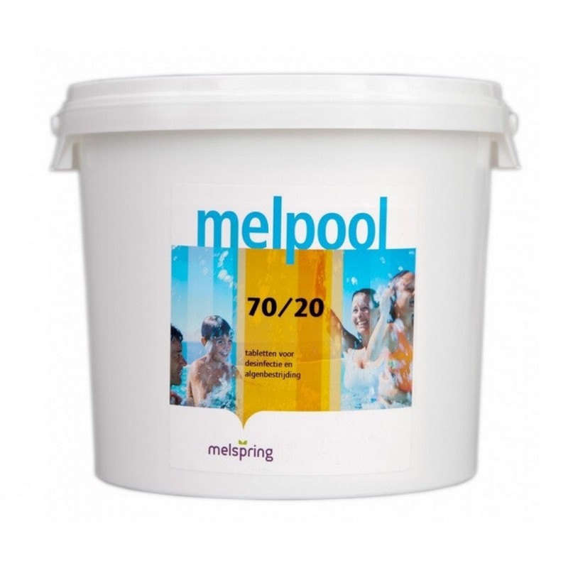 Купить N.X 70/20, 5кг ведро, таблетки гипохлорита кальция для текущей и ударной дезинфекции воды Melpool AQ25040,
